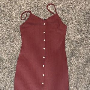 Burnt orange dress
